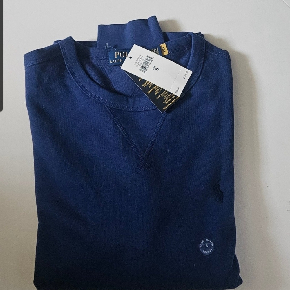Polo Ralph Lauren Men's Blue Crewneck Sweater